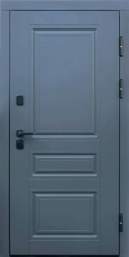 Входная дверь Termo-door Орегон Графит - White line