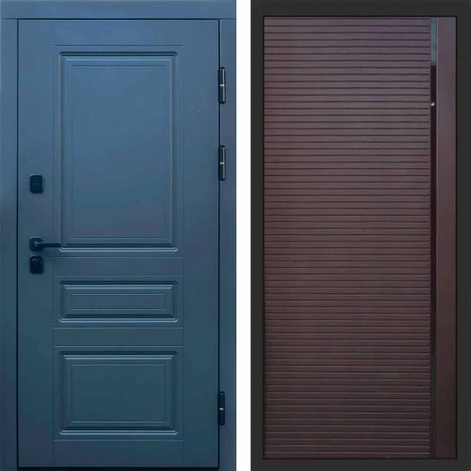 Входная дверь Termo-door Орегон Графит - Porte Шоколад