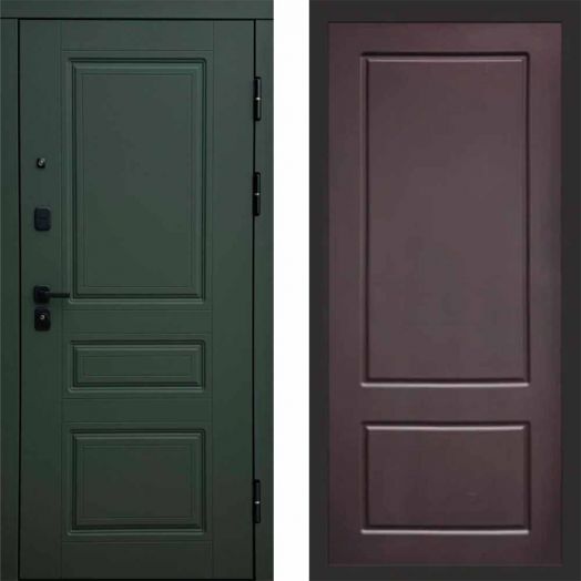 Входная дверь Termo-door Орегон Грин - Марсель Шоколад