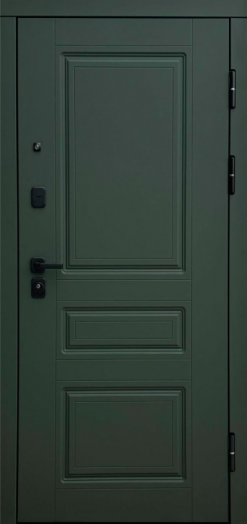 Входная дверь Termo-door Орегон Грин - FLAT Грей софт