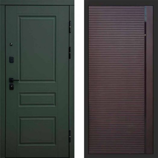 Входная дверь Termo-door Орегон Грин - Porte Шоколад