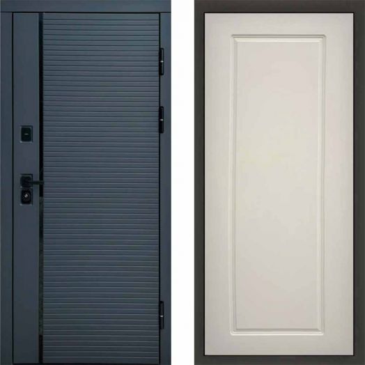 Входная дверь Termo-door Графит line - Гранд Слоновая кость