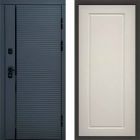 Входная дверь Termo-door Графит line - Гранд Слоновая кость