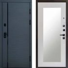 Входная дверь Termo-door Графит line - Зеркало триумф Лиственница