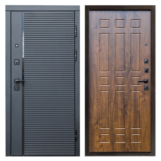 Входная дверь Termo-door Black Line - Спарта Дуб