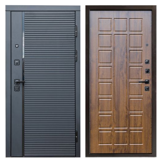 Входная дверь Termo-door Black Line - Престиж Дуб