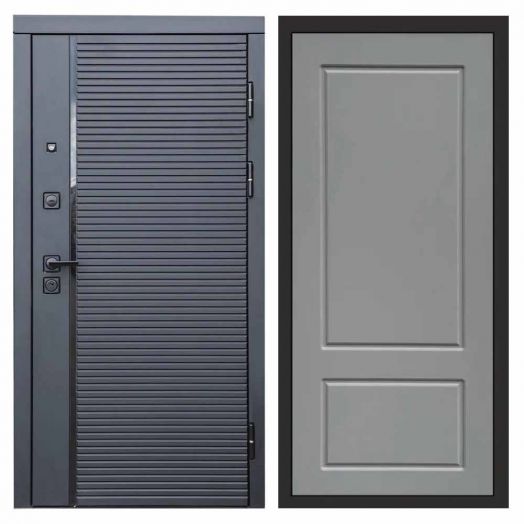 Входная дверь Termo-door Black Line - Марсель Грей софт