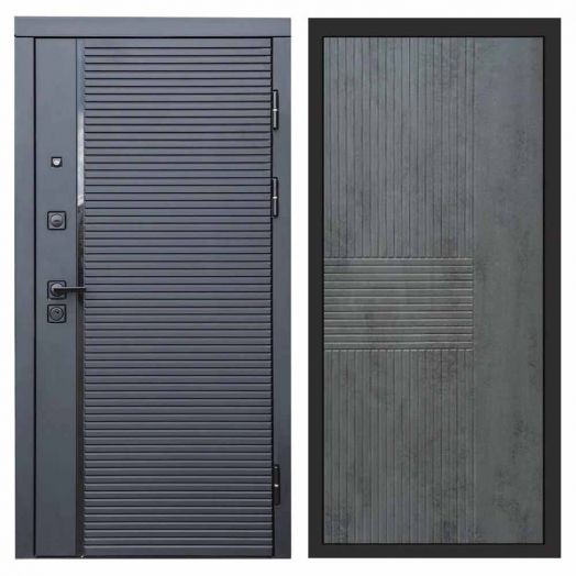 Входная дверь Termo-door Black Line - Мастино Бетон темный