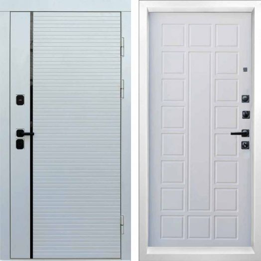 Входная дверь Termo-door WHITE LINE - Престиж Белое дерево