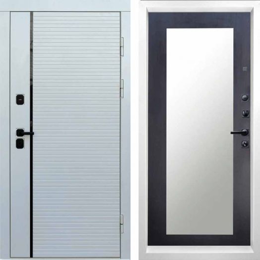 Входная дверь Termo-door WHITE LINE - Зеркало триумф Венге