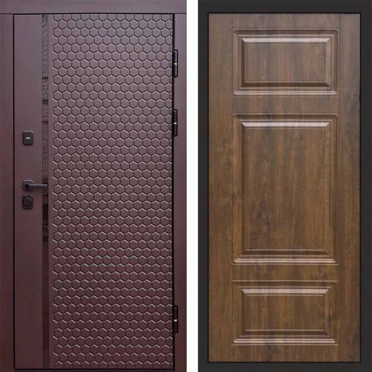 Входная дверь Termo-door Simple Шоколад - Лион Дуб