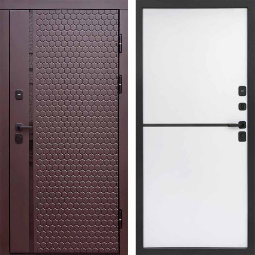 Входная дверь Termo-door Simple Шоколад - Нео White