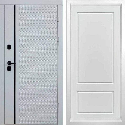 Входная дверь Termo-door Simple White - Марсель Белый софт