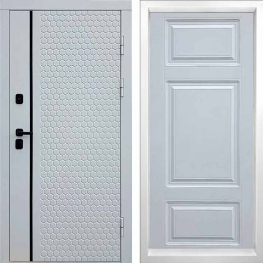 Входная дверь Termo-door Simple White - Лион Белый софт