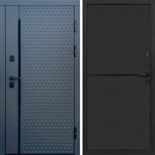 Входная дверь Termo-door Simple Графит - Нео Black