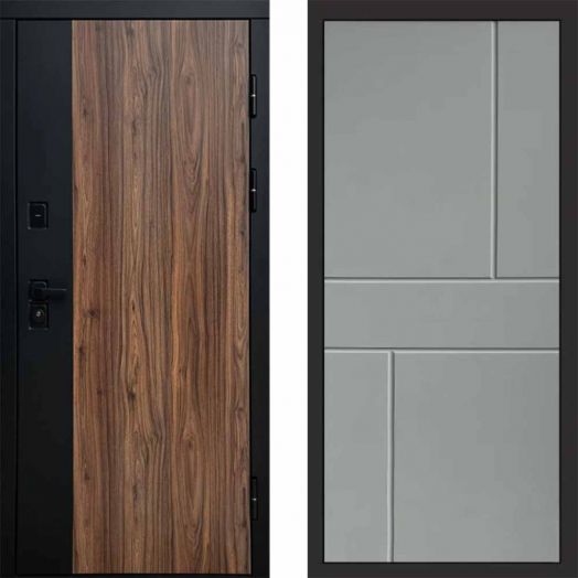 Входная дверь Termo-door Флэш - Горизонт Грей софт