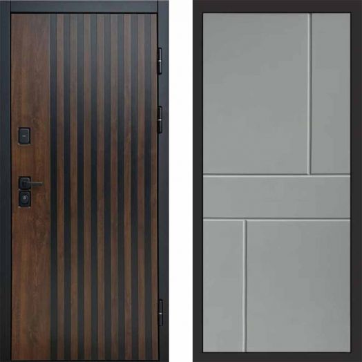 Входная дверь Termo-door Кантри - Горизонт Грей софт