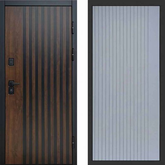 Входная дверь Termo-door Кантри - FLAT Грей софт