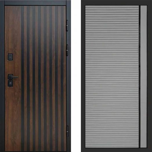 Входная дверь Termo-door Кантри - Porte Грей софт