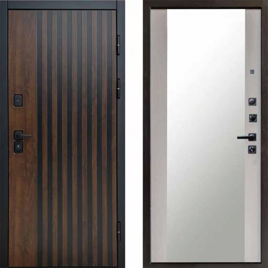 Входная дверь Termo-door Кантри - Зеркало Лиственница