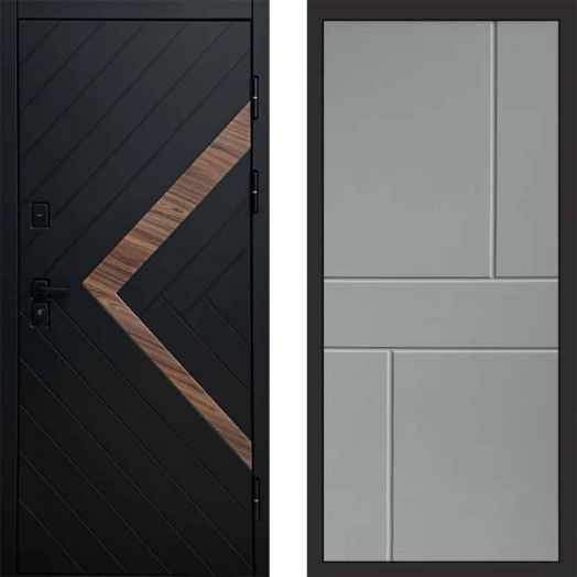 Входная дверь Termo-door Плэй - Горизонт Грей софт