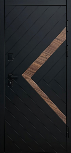 Входная дверь Termo-door Плэй - FLAT Грей софт