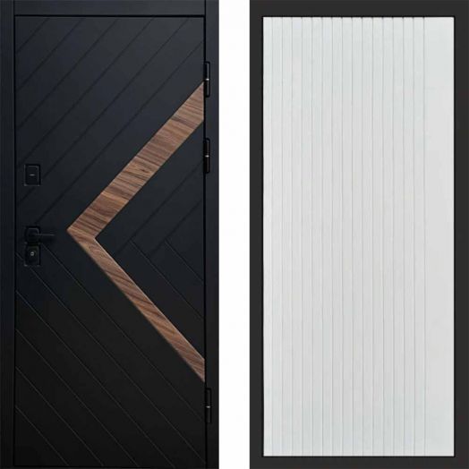 Входная дверь Termo-door Плэй - FLAT Белый софт