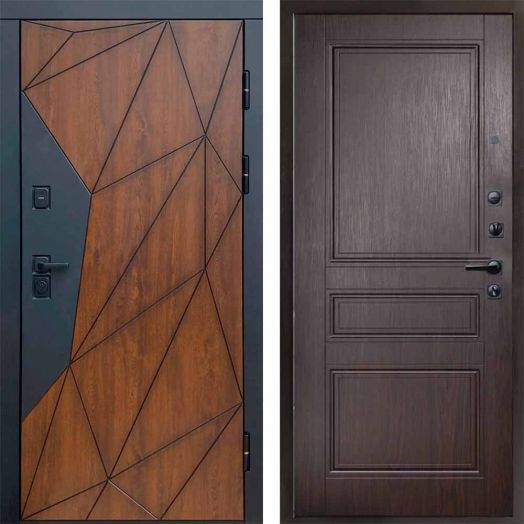 Входная дверь Termo-door Геометрия - Классик Венге
