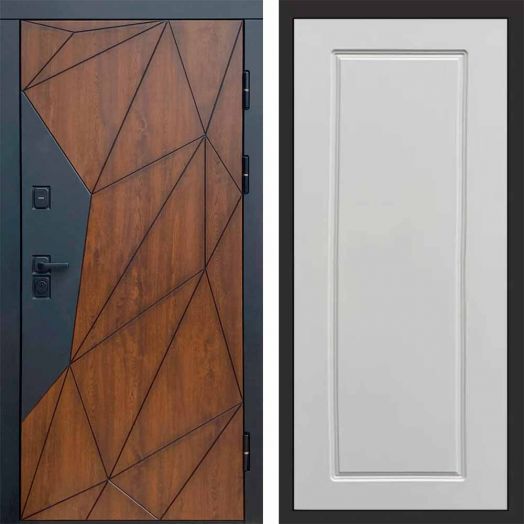 Входная дверь Termo-door Геометрия - Гранд Слоновая кость