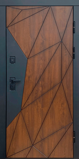 Входная дверь Termo-door Геометрия - Porte Black