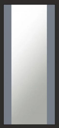 Входная дверь Termo-door Геометрия - Зеркало Грей софт
