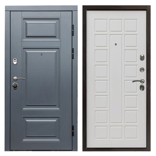 Входная дверь Termo-door Премиум Грей - Престиж Бежевый матовый