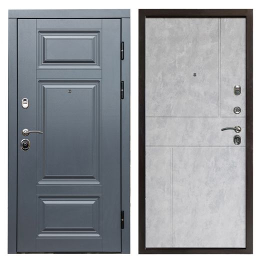 Входная дверь Termo-door Премиум Грей - Горизонт Бетон светлый