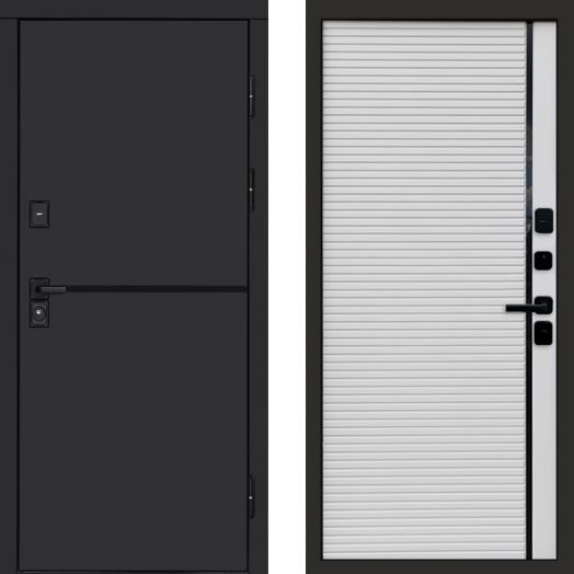 Входная дверь Termo-door Тренд Black - Porte white