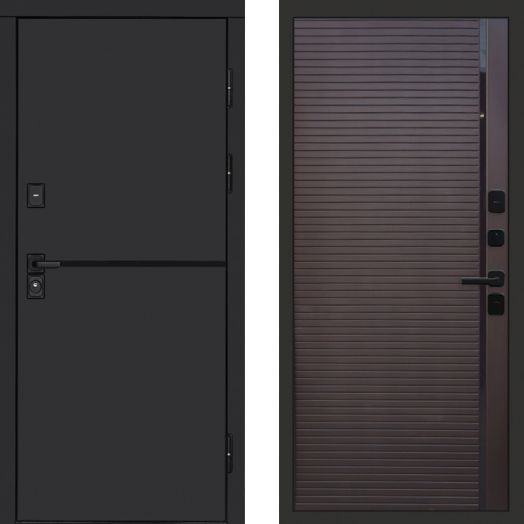 Входная дверь Termo-door Тренд Black - Porte Шоколад