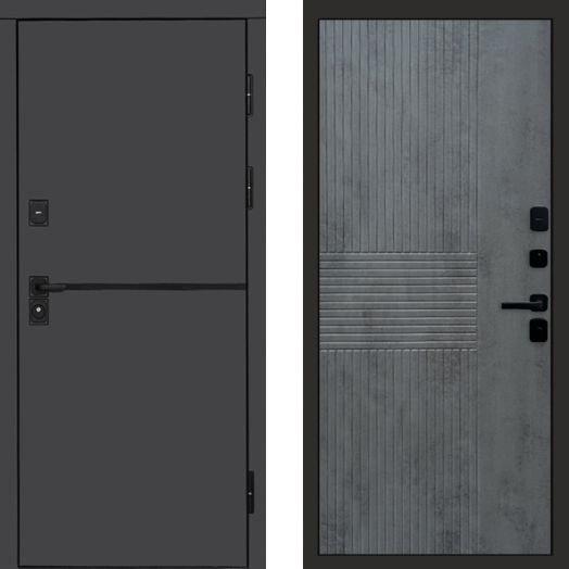 Входная дверь Termo-door Тренд Графит - Мастино Бетон темный