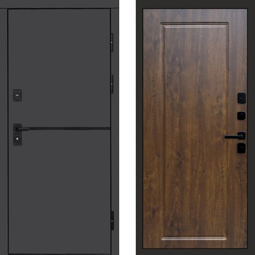 Входная дверь Termo-door Тренд Графит - Гранд Дуб