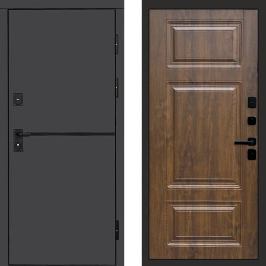 Входная дверь Termo-door Тренд Графит - Лион Дуб