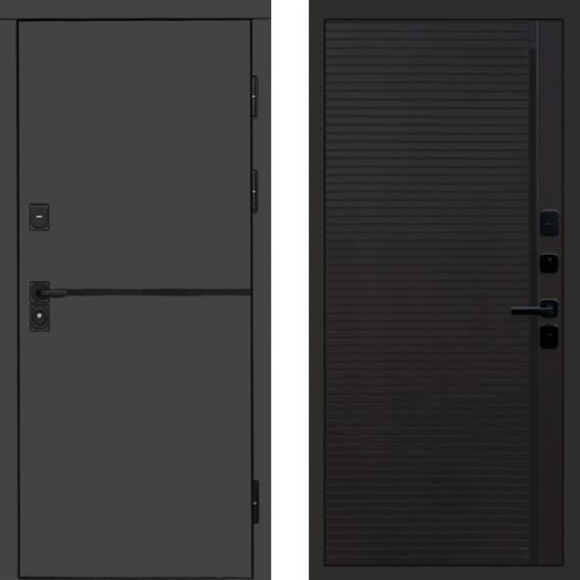 Входная дверь Termo-door Тренд Графит - Porte black