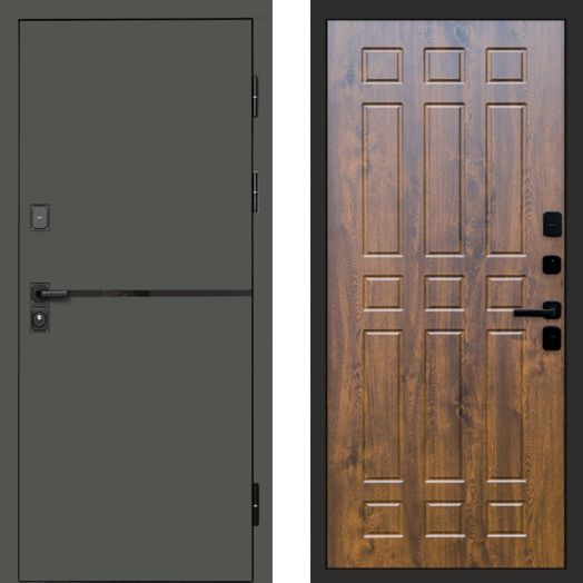 Входная дверь Termo-door Тренд Грин - Спарта Дуб