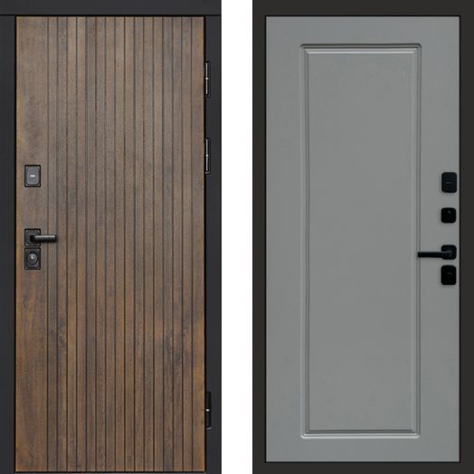 Входная дверь Termo-door Твист Ультра - Гранд Грей софт