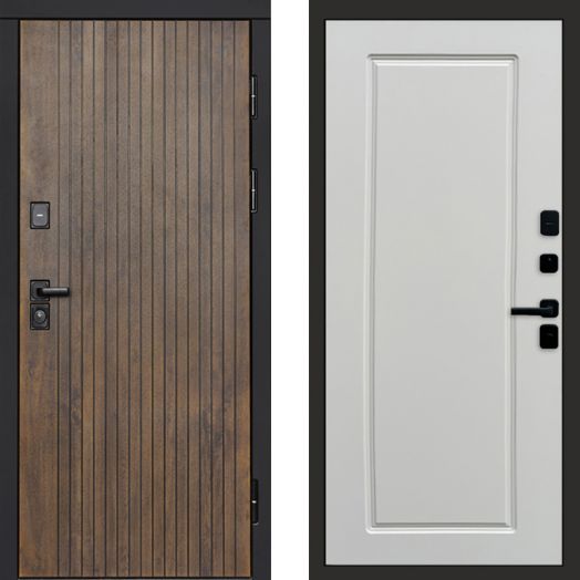 Входная дверь Termo-door Твист Ультра - Гранд Слоновая кость