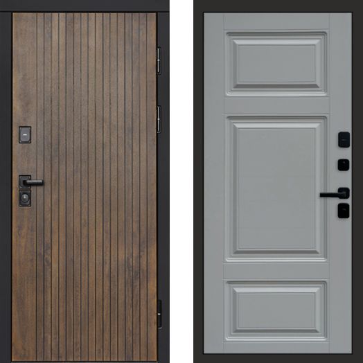 Входная дверь Termo-door Твист Ультра - Лион Грей софт