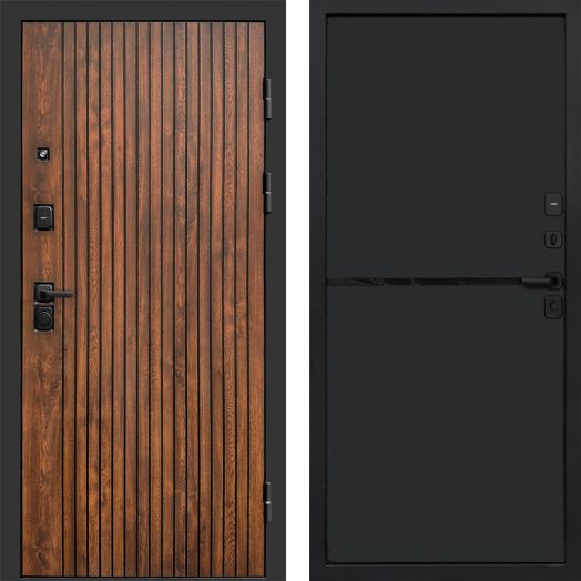 Входная дверь Termo-door Твист Ультра - Нео Black