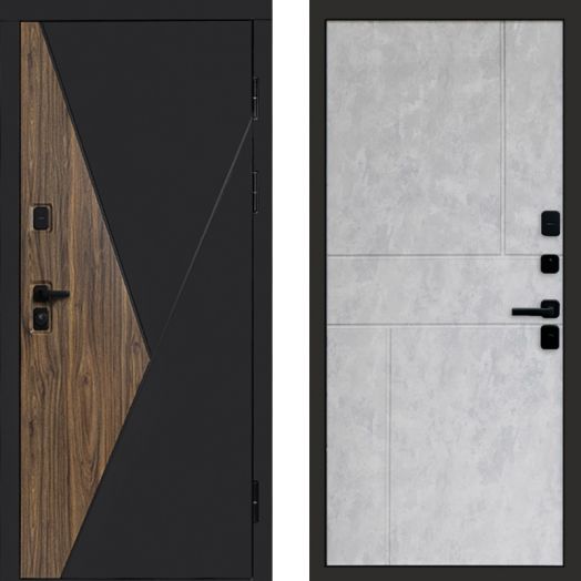 Входная дверь Termo-door Матрикс Ультра - Горизонт Бетон светлый