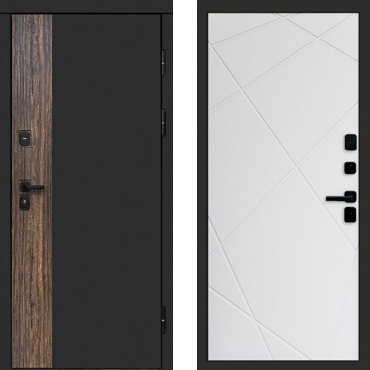 Входная дверь Termo-door ТОР - Лучи Белый