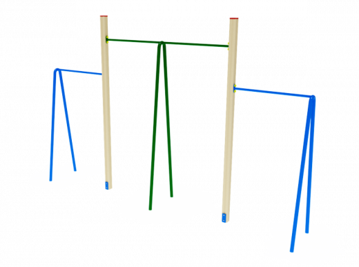Турник комбинированный 3905х580х2500