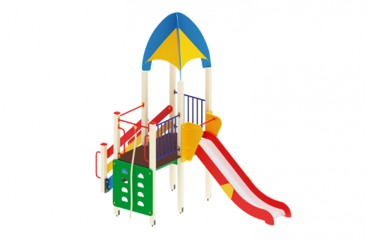 Детский игровой комплекс Космопорт Горка 1200 4370х1920х3680