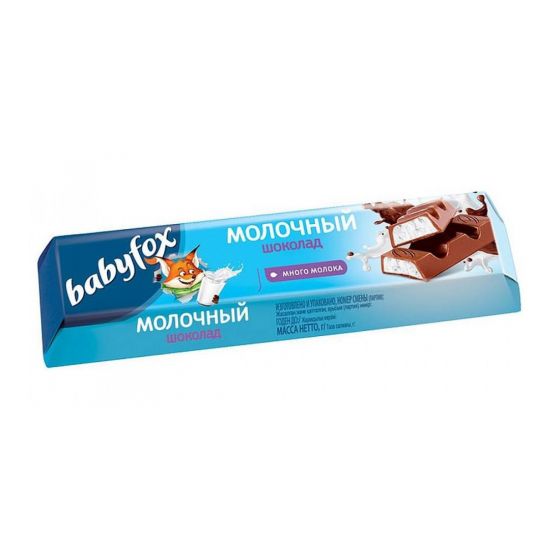Батончик «Babyfox» с молочной начинкой 45г
