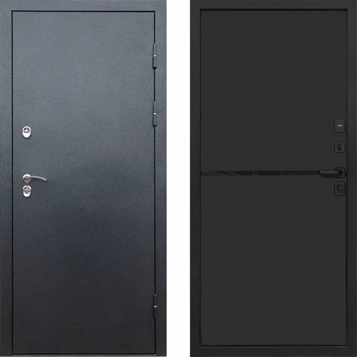 Входная дверь Termo-door Техно Графит - Нео Black